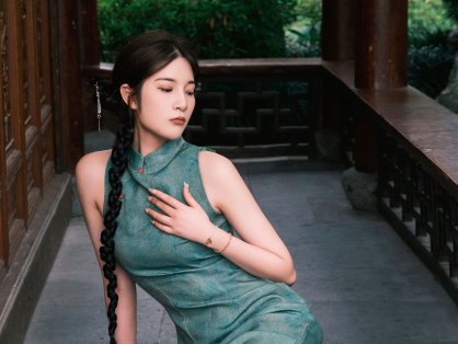 别苑青提 旗袍 中国风 漂亮 美图 美人 女神 美丽 唯美