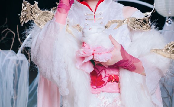 嫦娥拒霜思 Cosplay 二次元 美少女 写真 旗袍